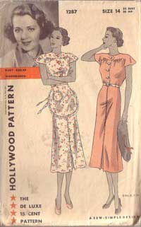 1930s Hollywood pattern