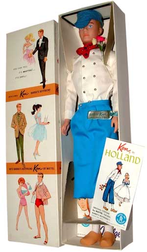 Dressed Box Ken in Holland #0777 1963-1965