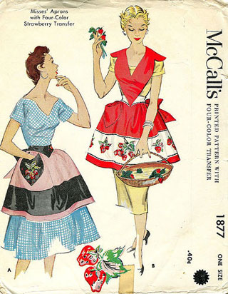 McCalls vintage apron pattern