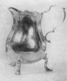 Cream Pitcher by Samuel Burt