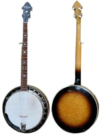 A 1937 Gibson Charles McNeil five-string banjo.