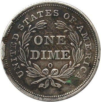 1840 Rim Cuds at 9:00 and 10:00, Small O as in 1839