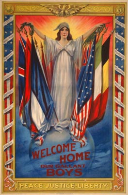 This post-World War I illustration gives us a sense of the sentiment of those times. This post-World War I illustration gives us a sense of the sentiment of those times.
