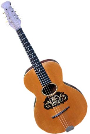 This Howe-Orme cello mandola, #294, is from around 1891. This Howe-Orme cello mandola, #294, is from around 1891.