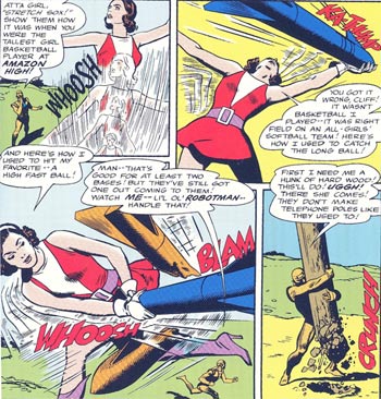 In 1965 the giantess ElastiGirl the strongest member of the Doom Patrol 