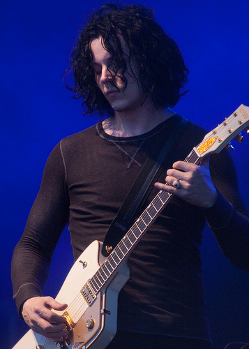 Jack White performing at the Cisco Ottawa Bluesfest in 2009. Photo by Scott Penner.