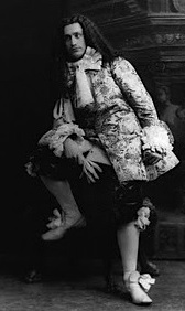 Pierre Beullac didn't always dress like this, as a young lawyer in 1898. Here, he is in costume.