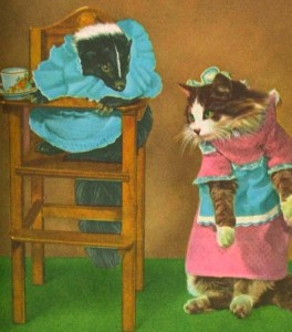 This is why your cat hates you: Images from the live-action storybook, "Squiffy the Skunk."
