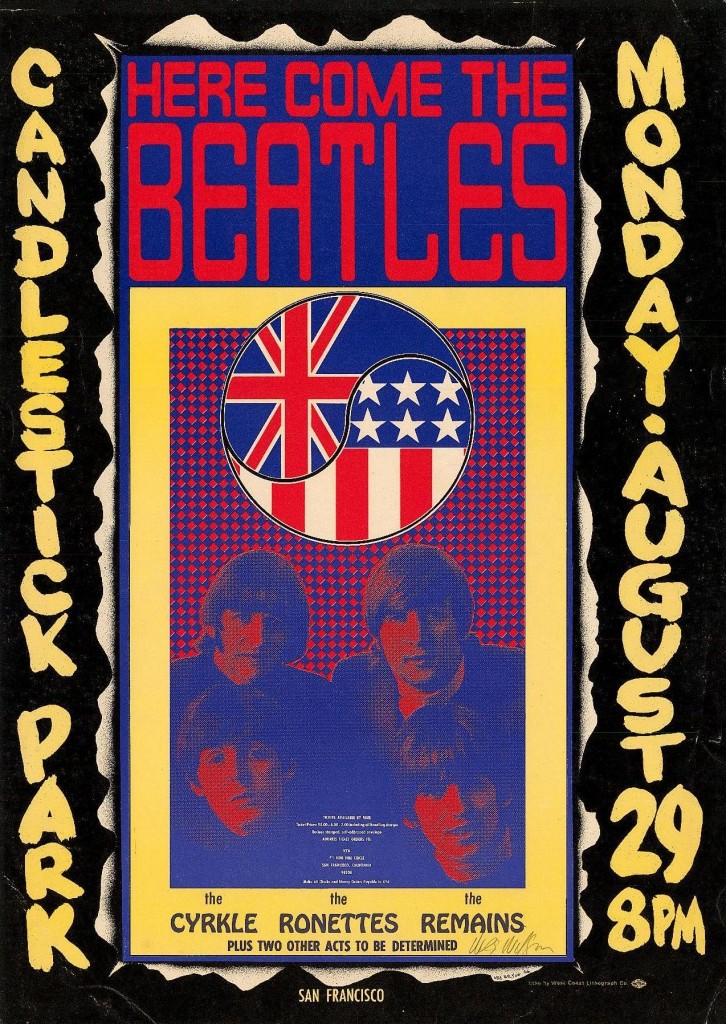 In 1966, Wes Wilson designed this poster for what turned out to be the last concert by The Beatles.