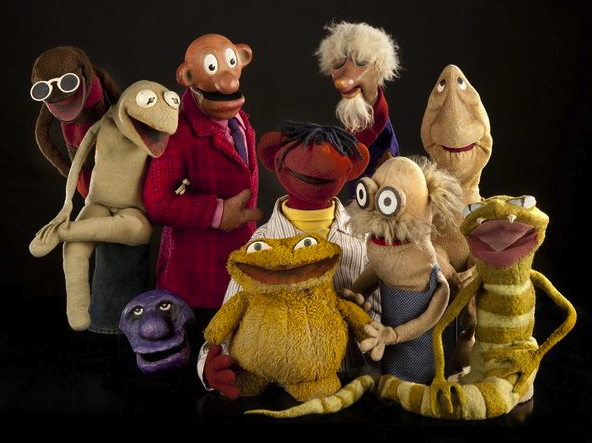 The cast of "Sam and Friends" now live in the Smithsonian.