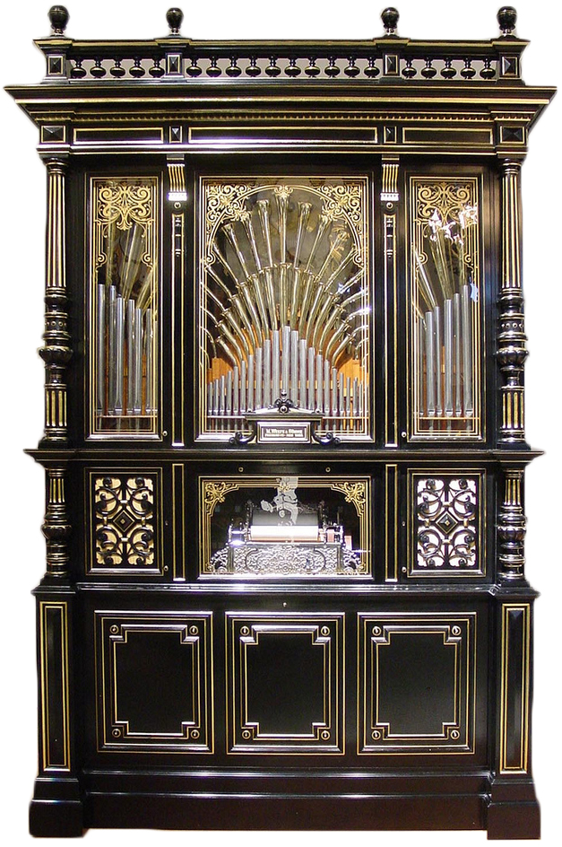 Durward R. Center of Baltimore, Maryland, restored this Welte Style #6 Concert Orchestrion from 1895. Photo by Center.