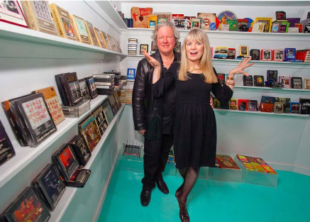 Chris Frantz and Tina Weymouth at the Dallas Eight Track Museum opening in 2011. Photo by Dan Hurley.