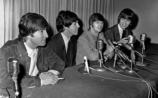 A press conference in Boston, September 12, 1964. Photo: Kevin Cole.