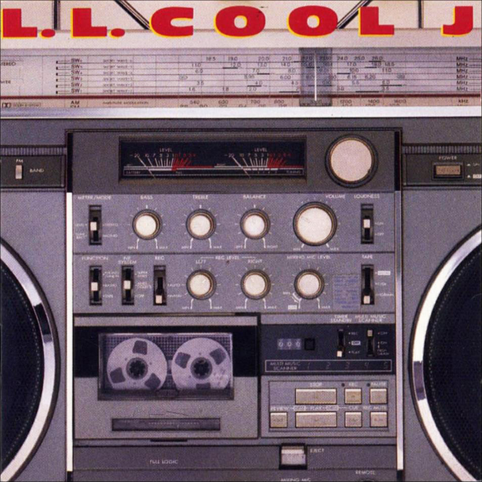 The cover of LL Cool J's 1985 album "Radio" featured a JVC RC-M90.
