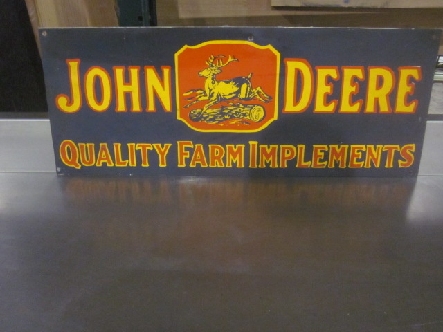 JOhn Deere metal sign
