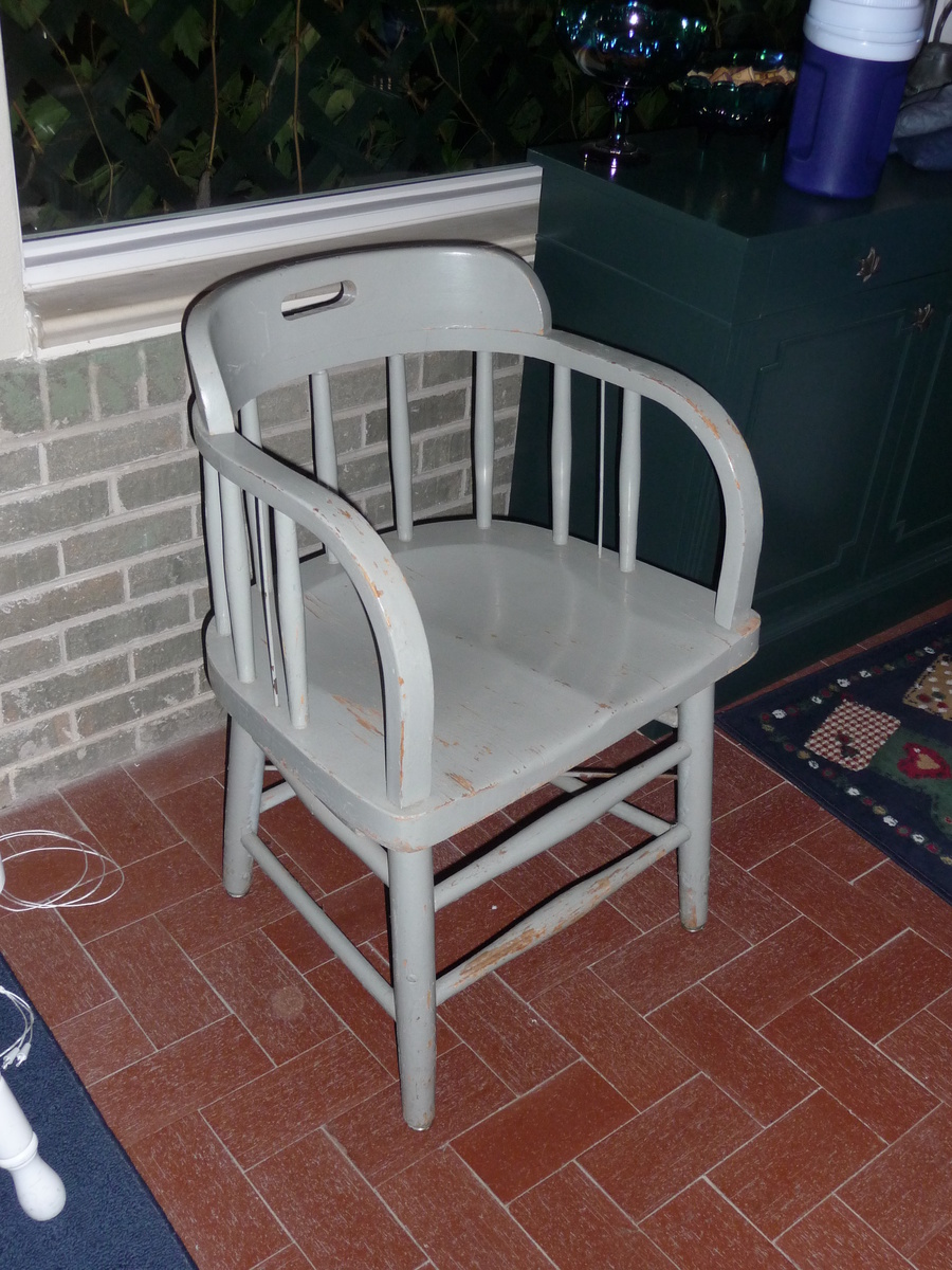 Federal Prison Industries Oak Office Chair - Furniture