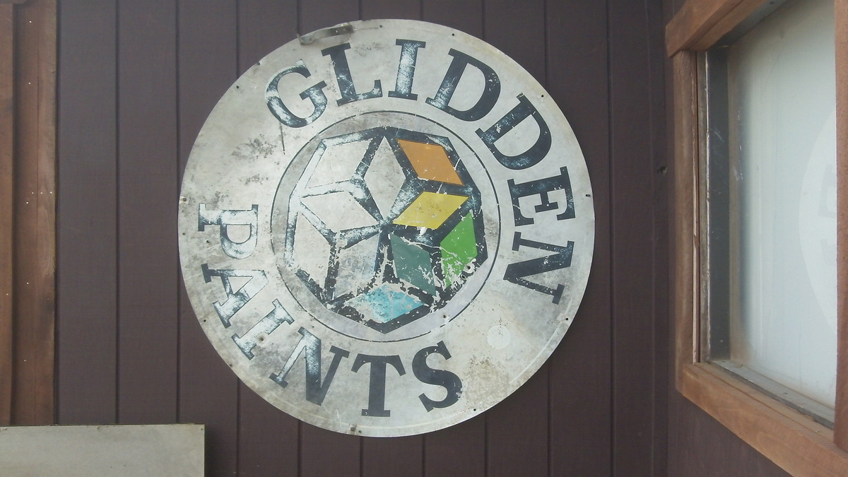 Vintage Glidden Paints Sign  - Signs
