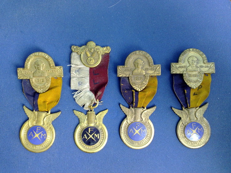 FAM  Award Medals 1911 and 1912