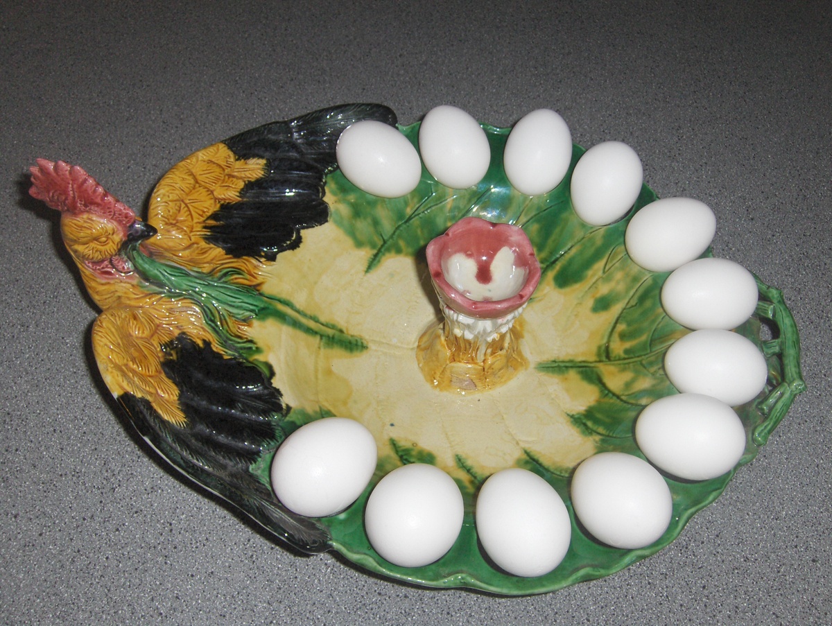 My Chicken Egg Holder Server - Art Pottery