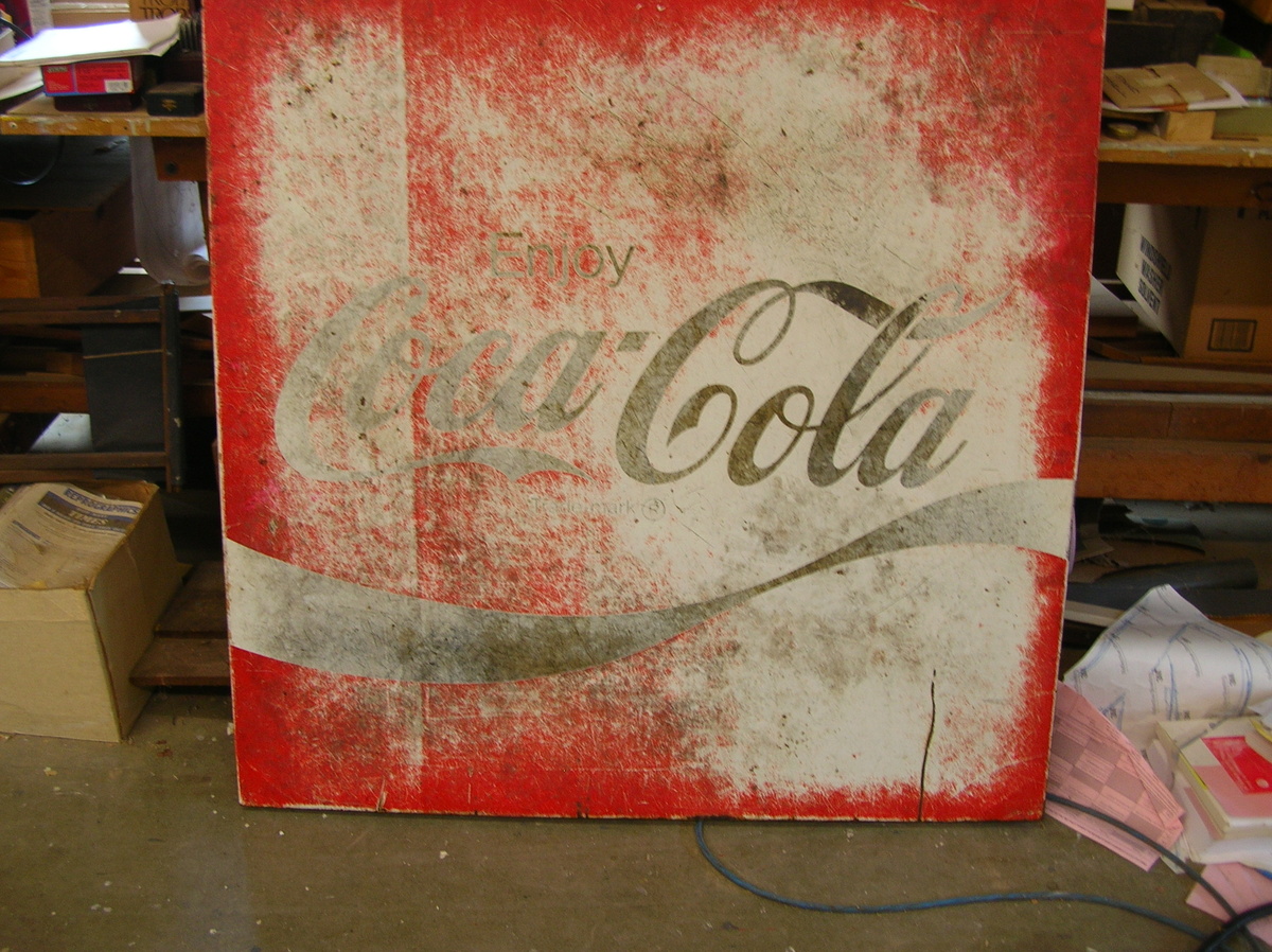 Circa 1980s Coke Sign - Coca-Cola