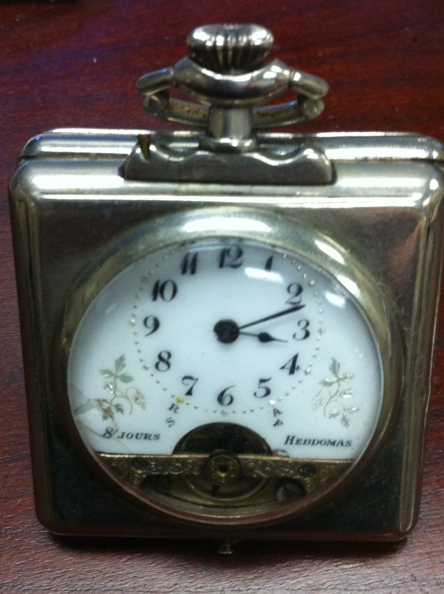 Hebdomas 8 day travel clock - Clocks