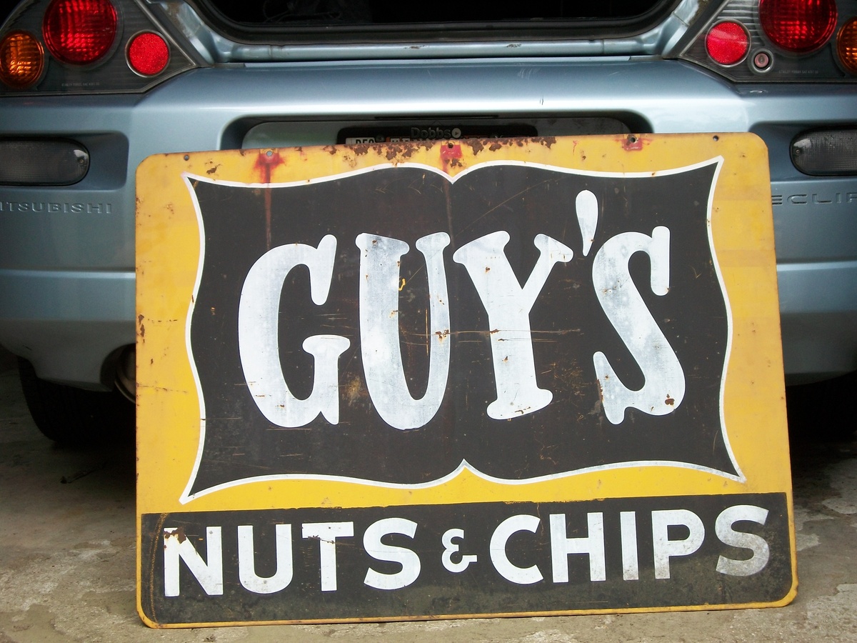 guys nut sign-used for advertising - Signs