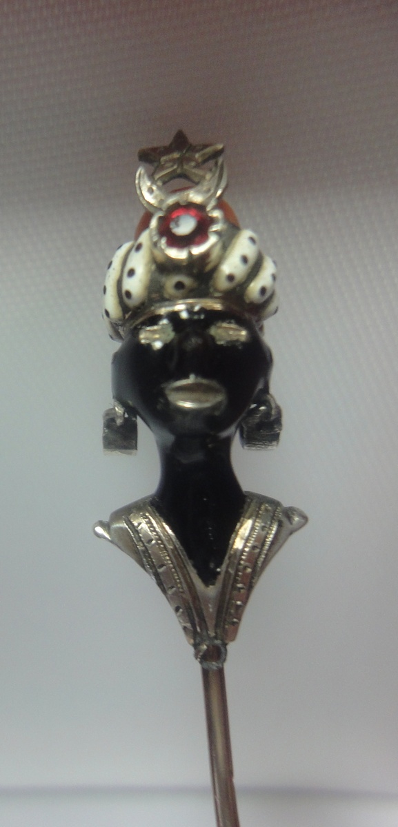 BLACKAMOOR STICK PIN  - Fine Jewelry