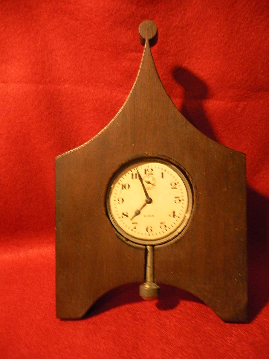 Auto Clock Wood Home Stand ... 1900-1920 - Clocks