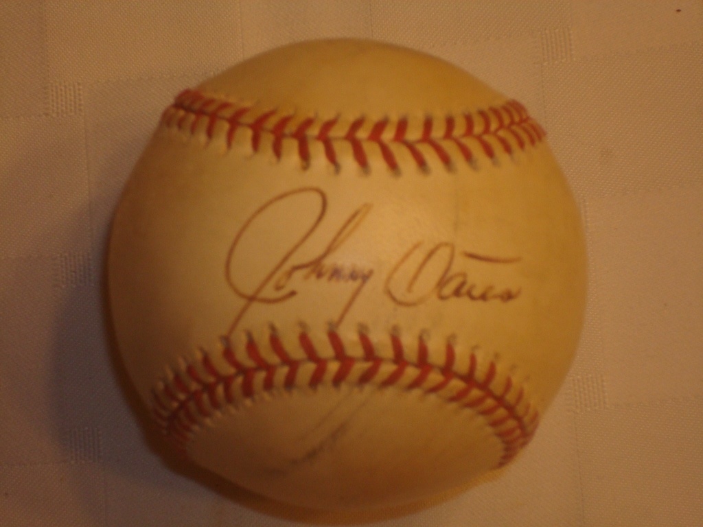 Johnny Oates Signed Ball - Baseball