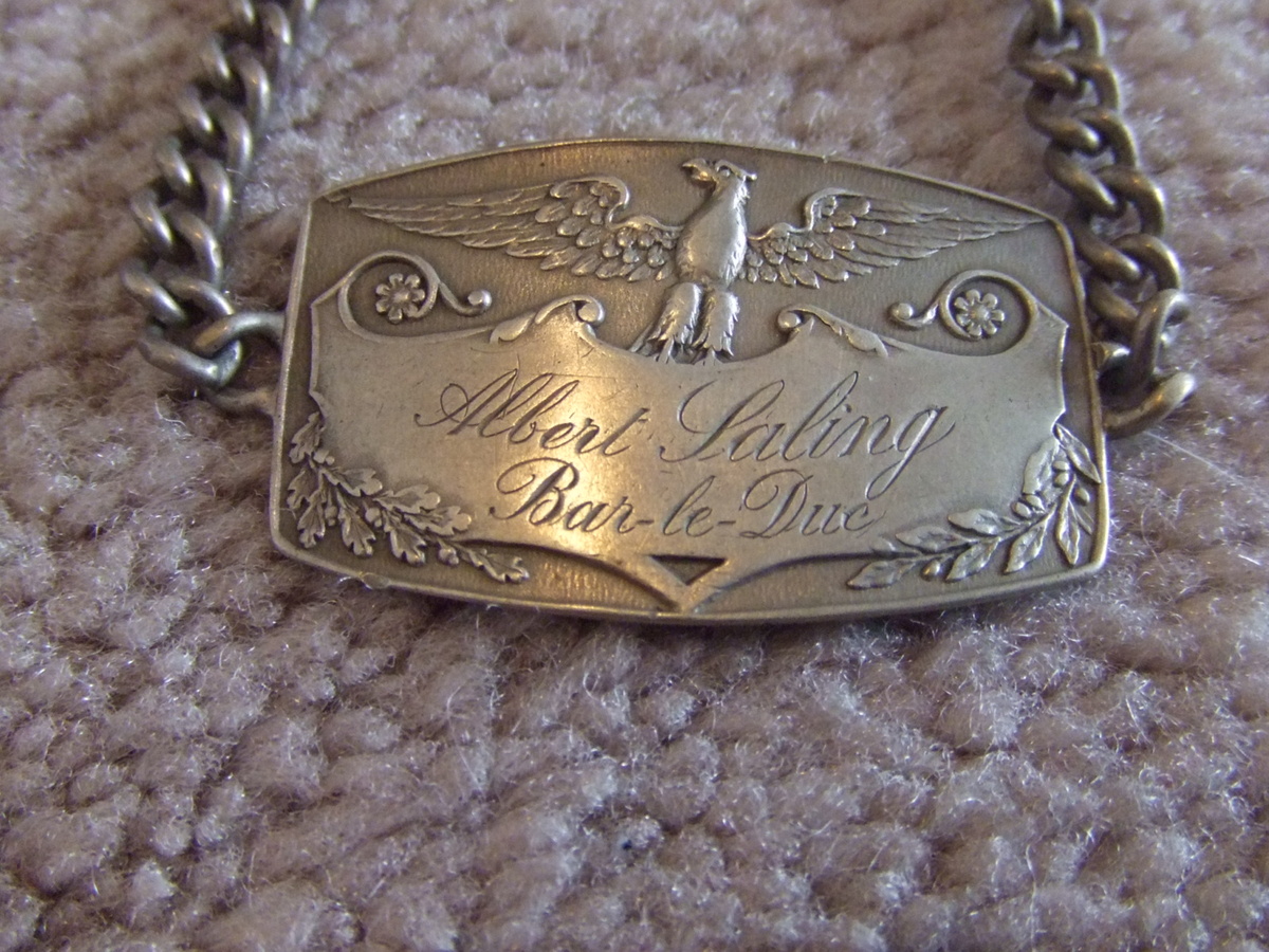WW1 soldiers identification bracelet c. 1918 - Military and Wartime