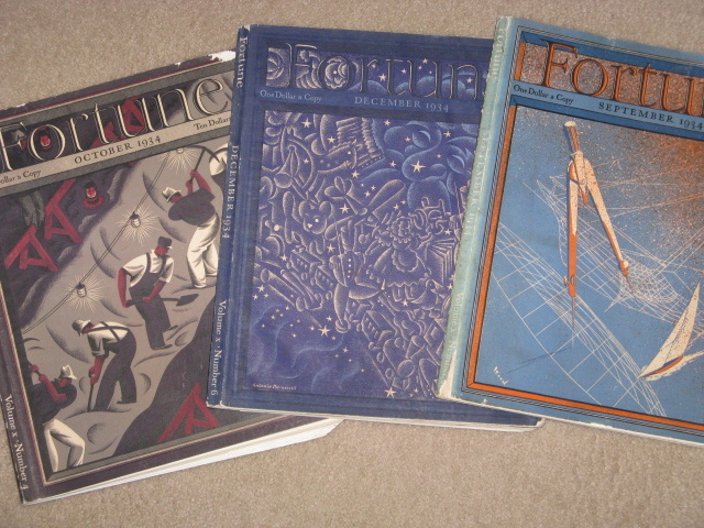 1934 "Fortune" magazines