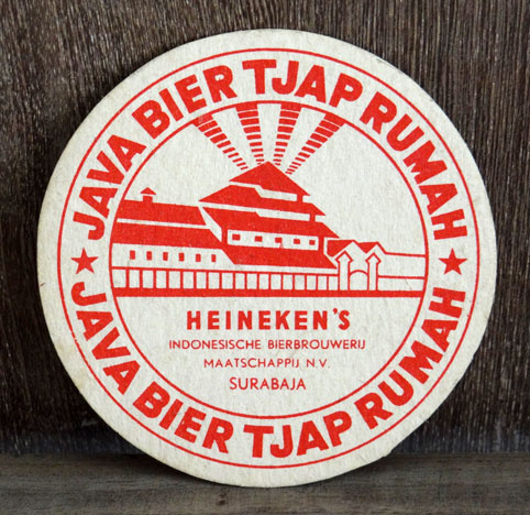 JAVA BIER Tjap RUMAH beer coaster