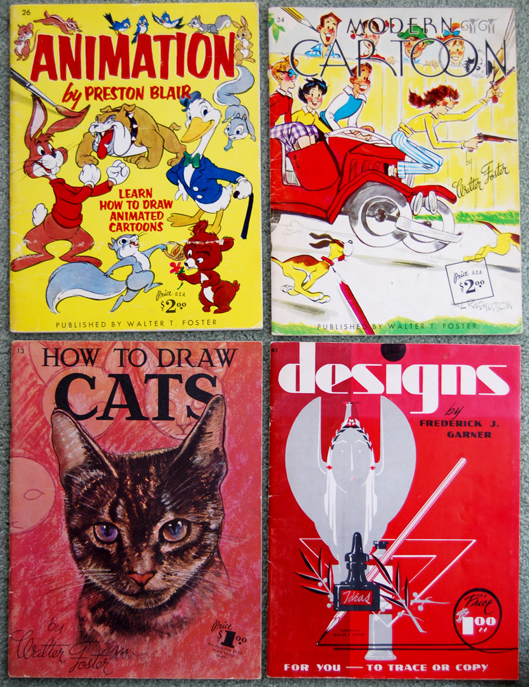 My Collection of Walter Foster Art Books
