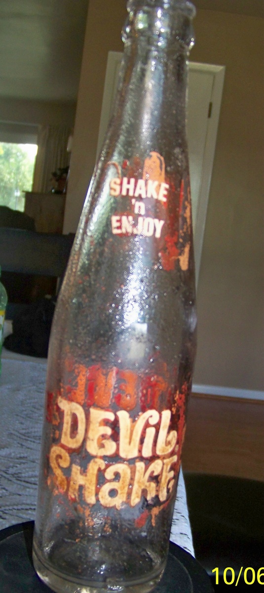 Devil Drink Bottle  Made 7-67