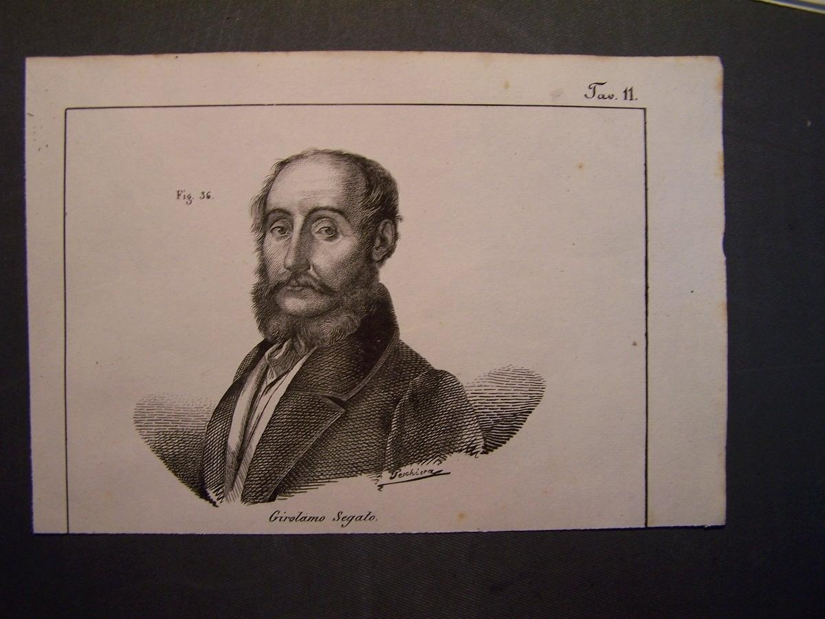 Girolamo Segato (portrait, mid-1800) - Posters and Prints