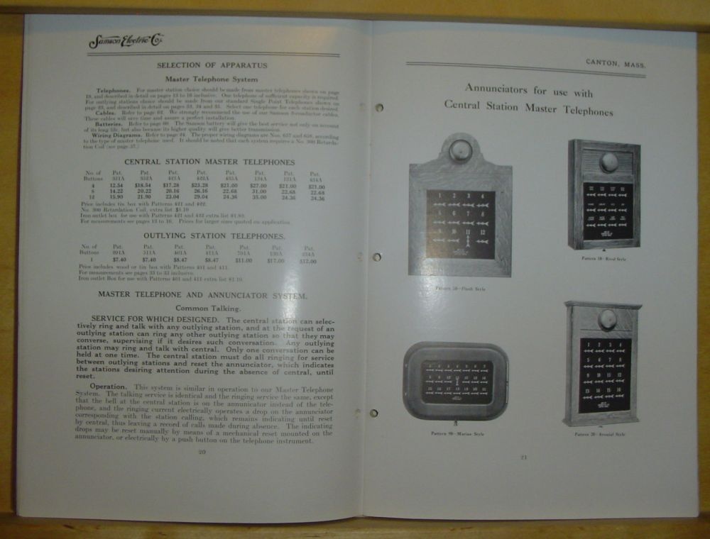 Samson Electric Co. Bulletin 