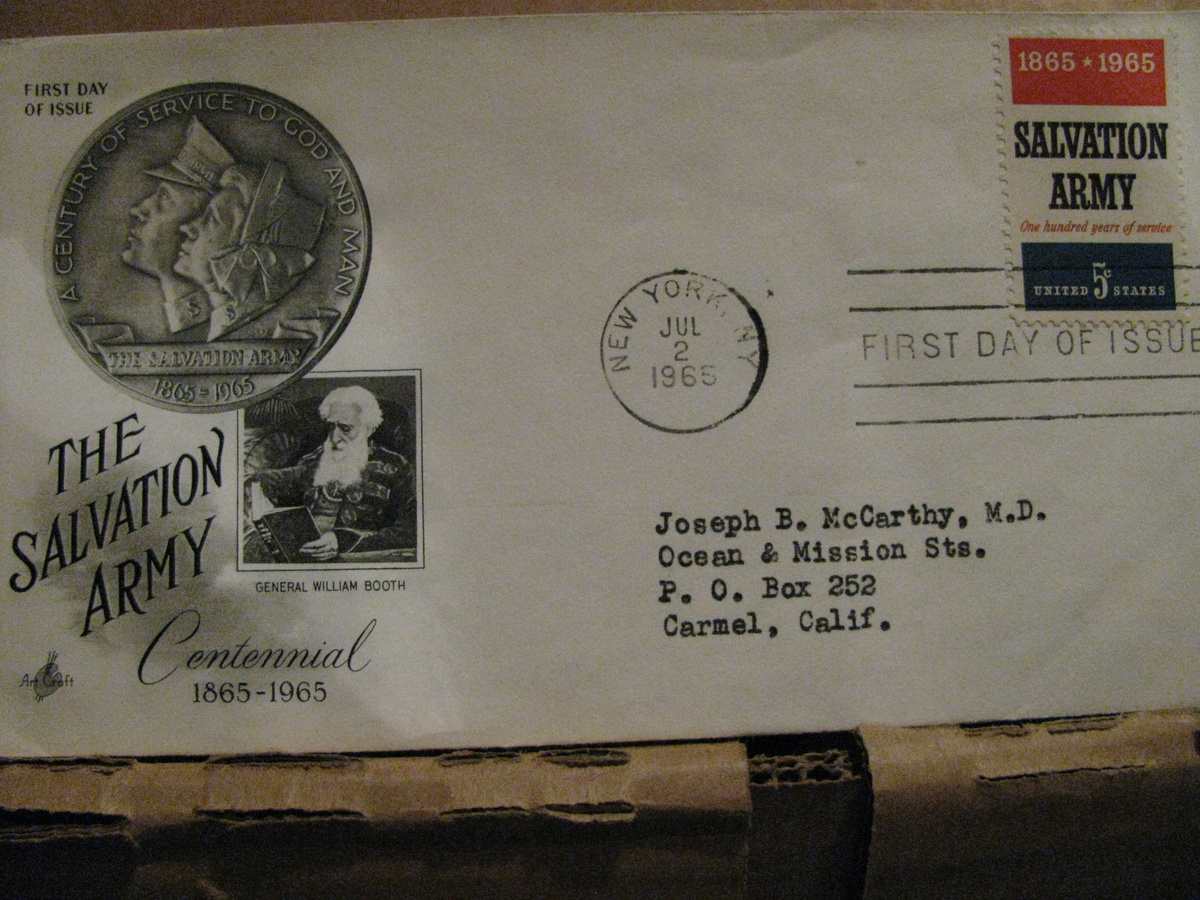   First Day Covers.