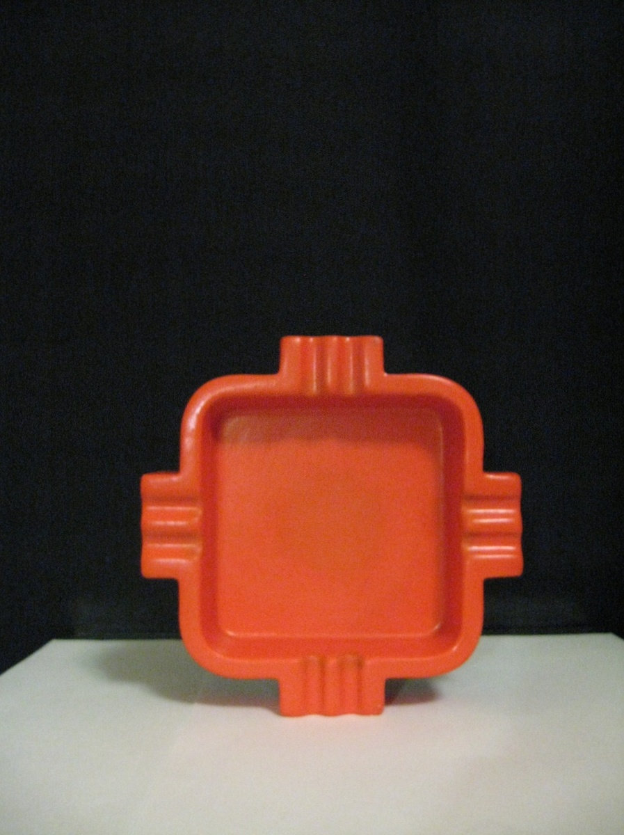VINTAGE LAVENIA -ITALY - POTTERY ASHTRAY-ART DECO 1930S - Art Pottery