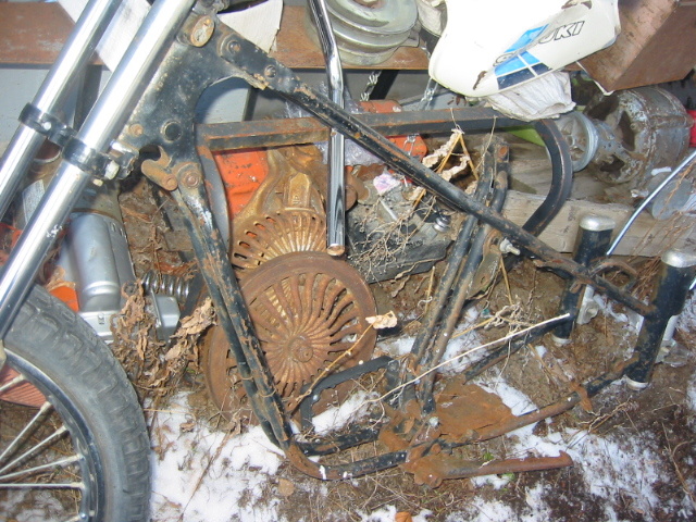 Yamaha YA1 Motorcycle frame 1955 Red dragonfly - Motorcycles