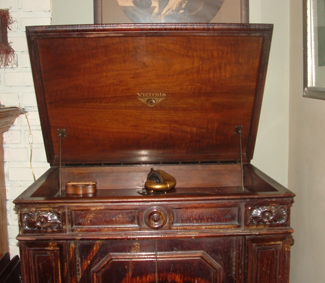Victrola  Credenza  - Records