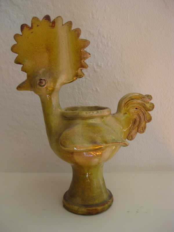 My rooster has a name, I just can't read it! 