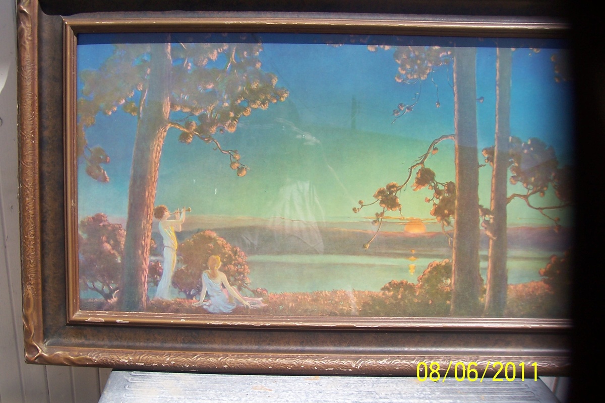 Maxfield Parrish, Original Frame, 1920ish  Curtis Publishing Co. - Posters and Prints