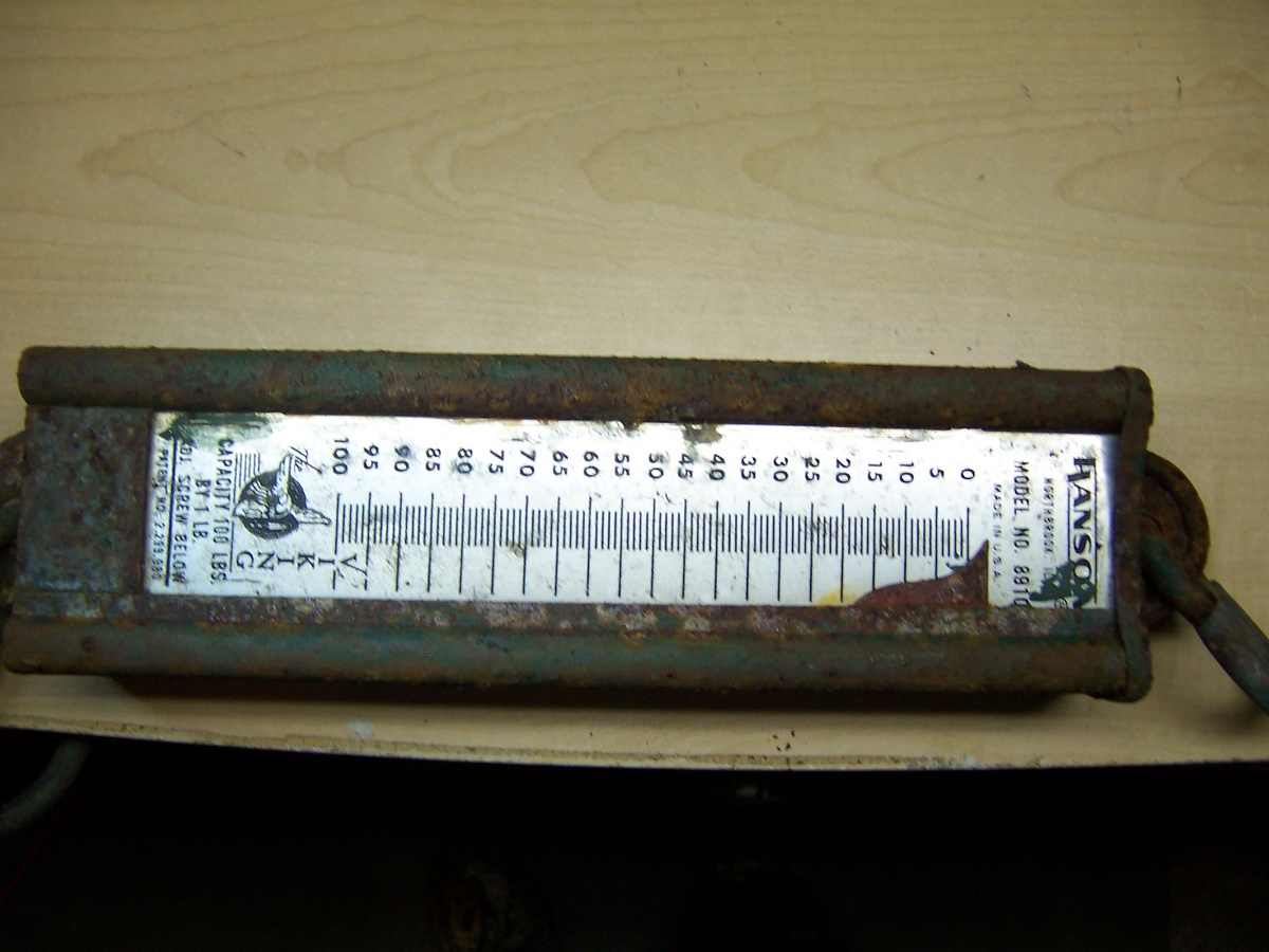 old Hanson scale mod#8910i