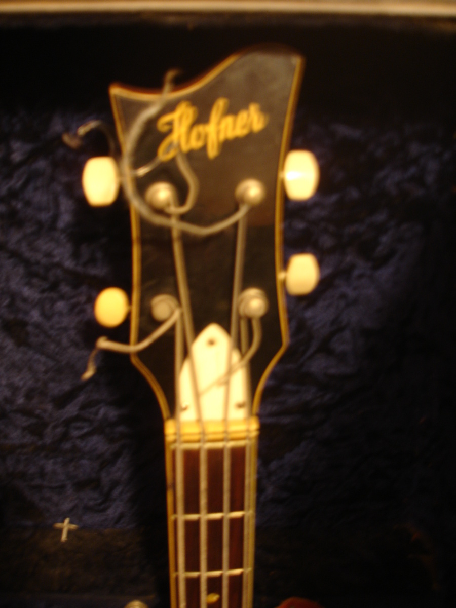 Step dads old Hofner bass - Guitars