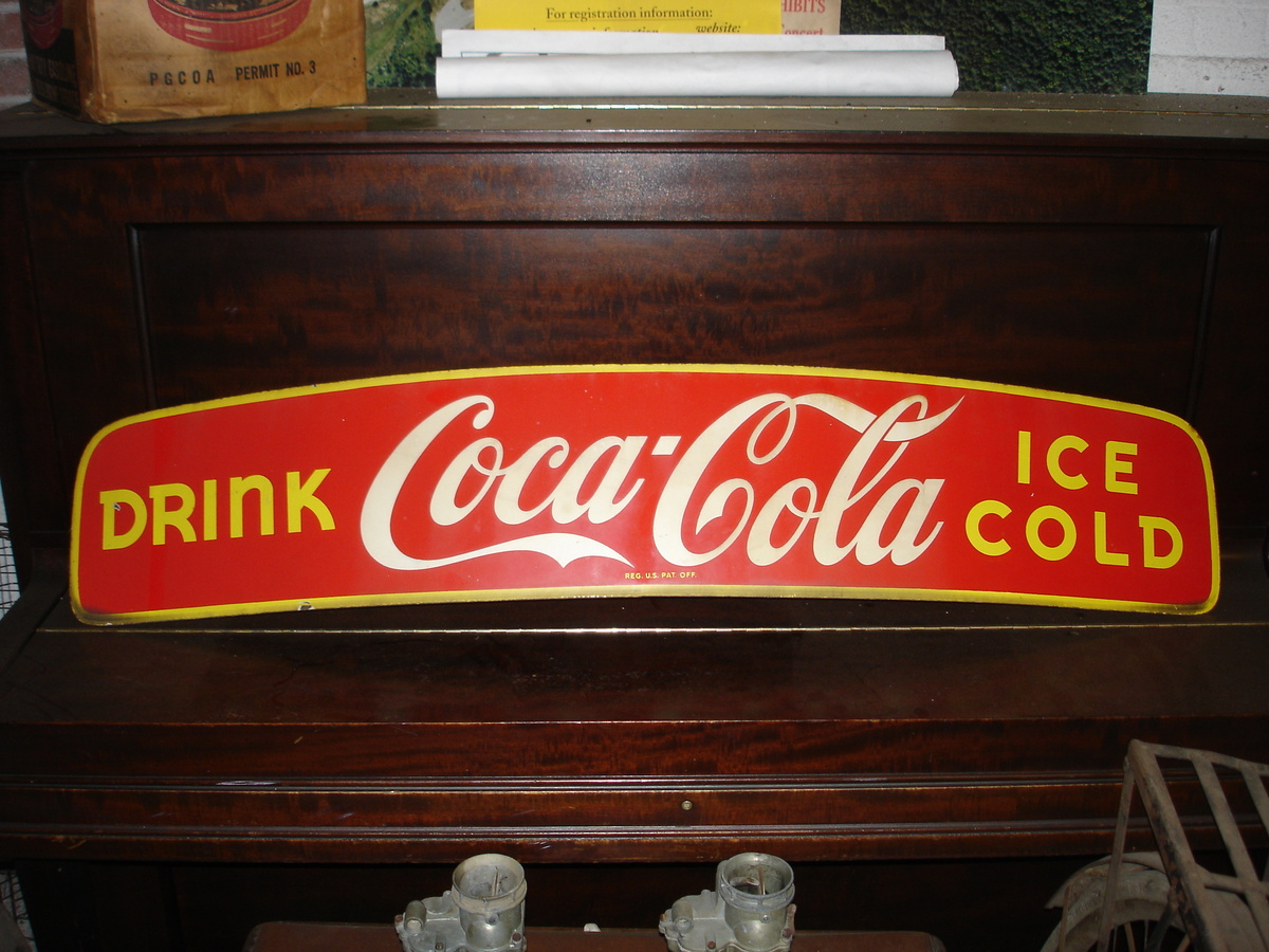 Early" Coke"  Truck or Taxi sign