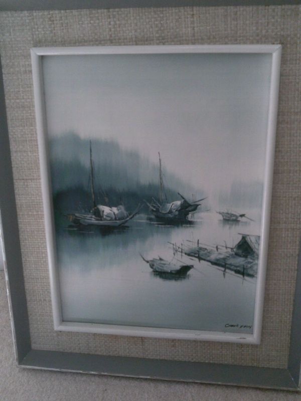Asian  Original Junk Painting by Chaulk Phooy or fooey  - Asian