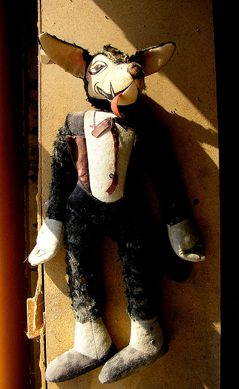 Drunk Wolf Doll