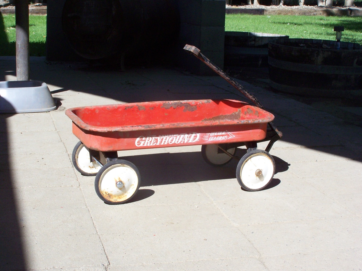 1950's Greyhound (lifetime Bearings) Lil Red Wagon