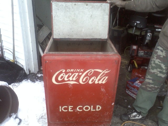 Coca Cola cooler chest circa 1930's