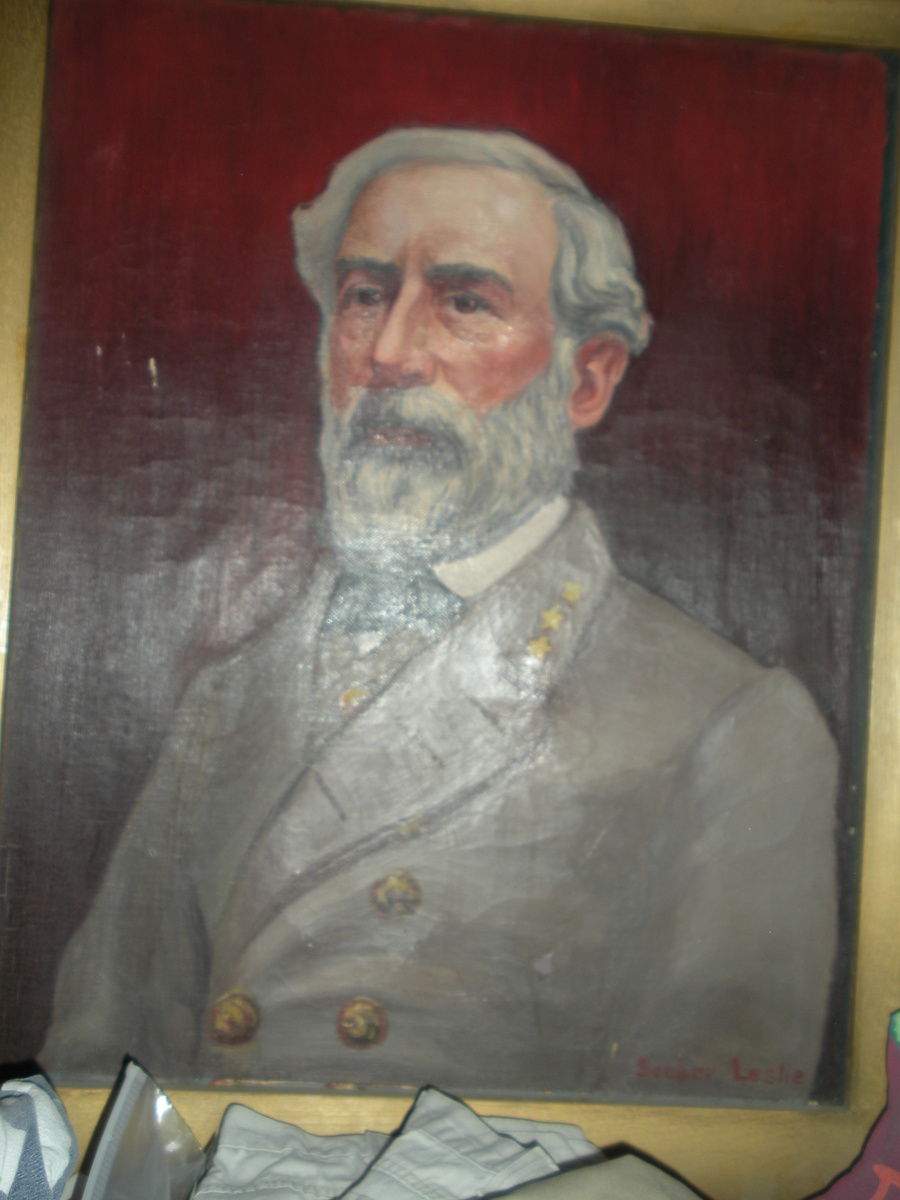 Robert E. Lee oil painting ... appears to be from the 1860s
